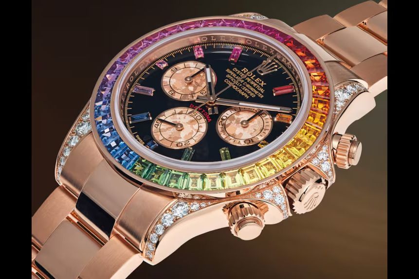 Le premier Rolex arc-en-ciel pourrait sortir aux enchères pour 3,5 millions de dollars